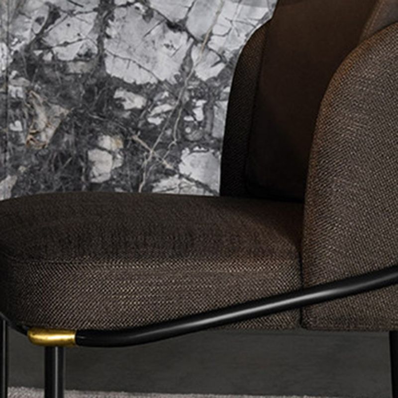 Sedia da sala da pranzo contemporanea sedia da pranzo in metallo.