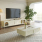 White TV Media Console Console Media Console TV per soggiorno