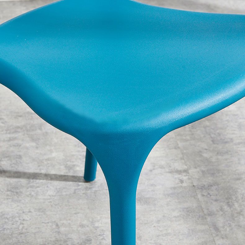 Contemporary Style Stackable Chairs Dining Armless Chairs with Plastic Legs for Kitchen Clearhalo 'Dining Chairs' 'Dining Tables & Seating' 'dining_chair' 'furn' 'furn_dining_chair' 'Furniture' 'furniture_dining_chair' 'Kitchen & Dining Furniture' 1200x1200_2138c637-9a63-4496-a98a-b0206a1ffc7b