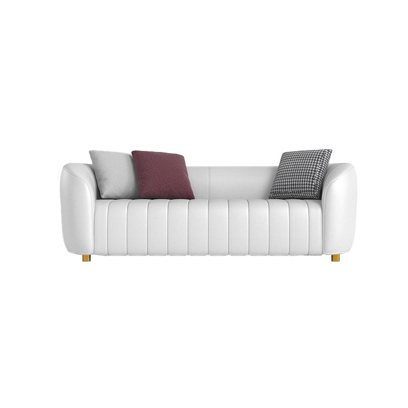 22.83" Wide Tuxedo Arm Sofa White Standard Sofa for Living Room Clearhalo 'furn' 'furn_sofas' 'Furniture' 'Living Room Furniture' 'Sofa' 'sofas' 1200x1200_21399857-a454-470b-abb9-7eaeccc0e8c4
