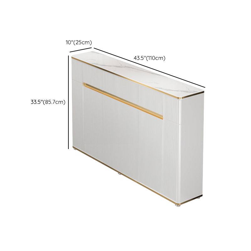 Glam Sideboard Table Stone Sideboard Cabinet with Doors for Kitchen Clearhalo 'buffet_sideboard' 'Buffets & Sideboards' 'furn' 'furn_buffet_sideboard' 'Furniture' 'Kitchen & Dining Furniture' 1200x1200_213b830d-803e-4fe5-b9db-6e09028e6084