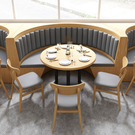 Wood Open Back Dining Chairs Contemporary Upholstered Dining Chairs