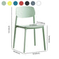 Modern Indoor-Outdoor Plastic Side Chair Armless Open Back Dining Side Chair Clearhalo ' kitchen&dining_furn' 'Dining Chairs' 'Dining Tables & Seating' 'dining_chair' 'furn' 'furn_dining_chair' 'Furniture' 'furniture_dining_chair' 'Kitchen & Dining Furniture' 'kitchen' 1200x1200_213dd3e6-4c3c-44a0-9e5a-9ac212847a0f