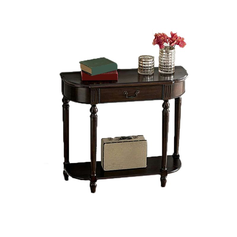 Mident secolo moderno in legno massiccio, tavolo da accento per console 35,43 "a Brone