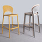 Nordic Style Plastic Stackable Bar Stools for Home Use Armless Low Back Stools Clearhalo 'Bar Furniture' 'Bar Stools' 'bar_stools' 'furn' 'furn_bar_stools' 'furniture_bar_stools' 'Kitchen & Dining Furniture' 'kitchen&dining_furn' 'kitchen' 'kitchen_furn' Furniture' 1200x1200_21400f02-a3ff-42b4-884c-77df097fa34e