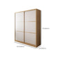 Modern Artificial Wood Wardrobe Freestanding Wardrobe with Sliding Doors