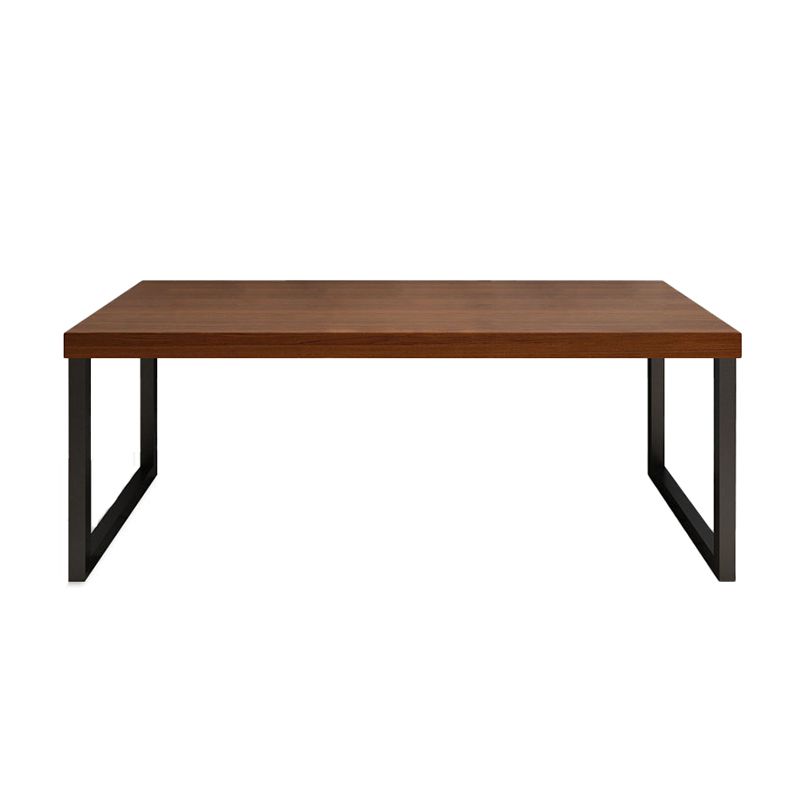 Vast hout rechthoekig kantoor bureau sleeënbasis 29.53 "Tall Writing Desk