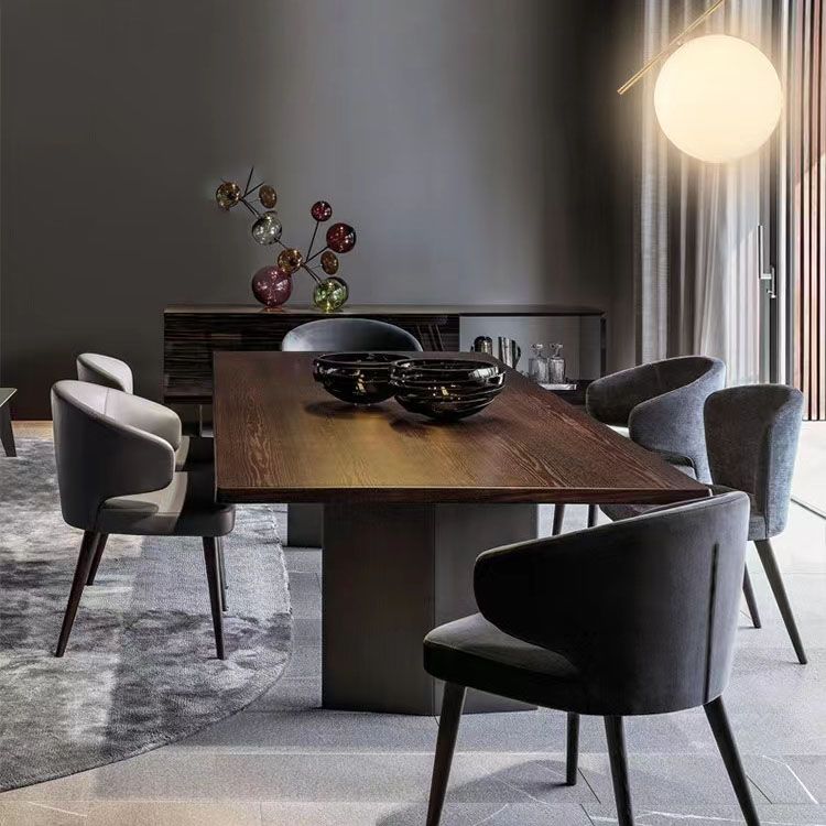 Dining Room Dining Chairs Modern Dining Side Chairs with Wood Legs Clearhalo 'Dining Chairs' 'Dining Tables & Seating' 'dining_chair' 'furn' 'furn_dining_chair' 'Furniture' 'furniture_dining_chair' 'Kitchen & Dining Furniture' 1200x1200_2142671d-5689-4326-a403-8dc140d9ea1b