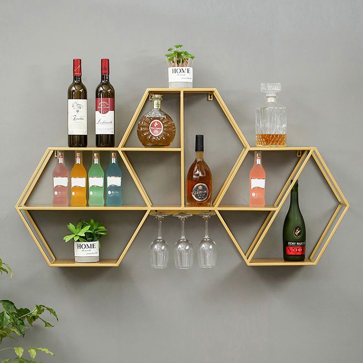 Libreria in metallo industriale galleggiante da 48,5 "L libreria per Home Office