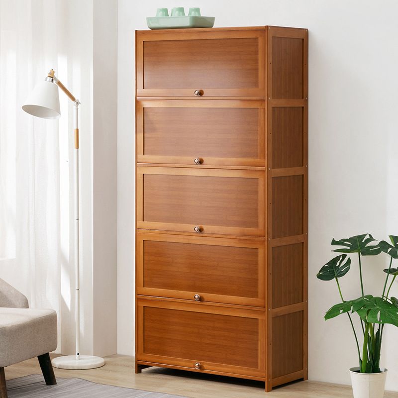 Contemporary Bamboo Barrister Bookcase Doors Included Bookcase for Home Office Clearhalo 'Bookcases' 'furn' 'furn_bookcases' 'Furniture' 'furniture_bookcases' 'kitchen' 'kitchen_bookcases' 'Living Room Furniture' 'Office Furniture' 1200x1200_21436aaa-e991-41a6-a10b-118782985d78