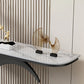 Tavolino console con console antico console con console glam di mezza luna