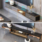 Glam Stone Wall-mounted TV Stand 2 Drawers and 1-Door TV Cabinet Clearhalo 'furn' 'furn_tv_stands_entertainment_centers' 'Furniture' 'Living Room Furniture' 'TV Stands & Entertainment Centers' 'TV Stands & Media Storage Furniture' 'tv_stands_entertainment_centers' 1200x1200_2144fc00-b889-48ab-aa85-fc5d25a60c0d