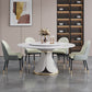 Traditional Luxury Dining Table White Round Sintered Stone Table with Pedestal Base Clearhalo ' dining_table' 'Dining Tables & Seating' 'Dining Tables' 'furn' 'furn_dining_table' 'Furniture' 'furniture_dining_table' 'Kitchen & Dining Furniture' 'kitchen&dining_furn' 'kitchen' 'kitchen_dining_table' 1200x1200_214504bd-f791-4875-b604-c0082b93d7da