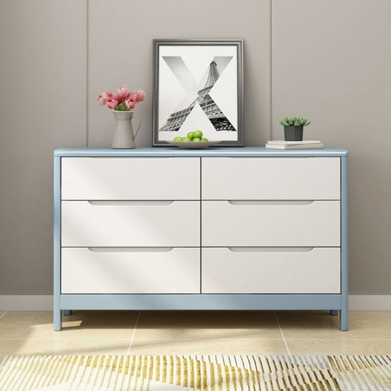Contemporary Solid Wood Storage Chest Matte Finish Bedroom Dresser Clearhalo 'Bedroom Furniture' 'Dressers & Chests' 'dressers_chests' 'furn' 'furn_dressers_chests' 'Furniture' 1200x1200_2146f15e-5258-464a-8b9f-a09db8725e37