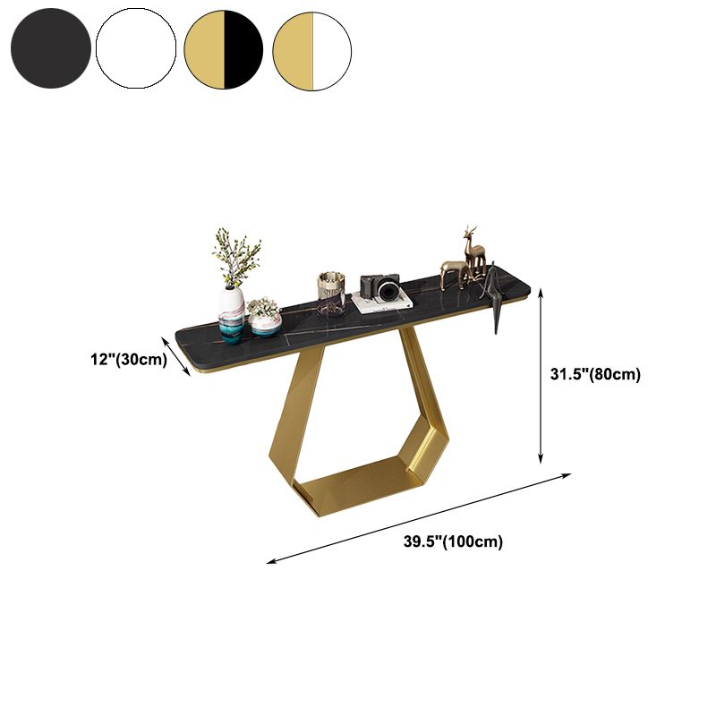 11" Wide Stone Contemporary Console Table Rectangle Accent Table Clearhalo 'Console Tables' 'console_tables' 'Entry & Mudroom Furniture' 'furn' 'furn_console_tables' 'Furniture' 1200x1200_214b9685-fd2e-42eb-8d23-be43cc5d9ecc