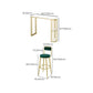 Moderno 1/2/3 pezzi tavolo da bar set tavolino con sgabelli per soggiorno