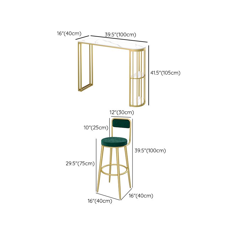 Moderno 1/2/3 pezzi tavolo da bar set tavolino con sgabelli per soggiorno