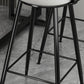 Style moderne bas Bar-Bar-Sool Round Seat Counter Bar Tabouret avec des jambes en métal pour la maison