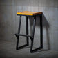 Industrial Square Counter & Bar Stool Metal Natural Counter Height Stool for Cafe Clearhalo 'Bar Furniture' 'Bar Stools' 'bar_stools' 'furn' 'furn_bar_stools' 'Furniture' 'Kitchen & Dining Furniture' 1200x1200_214dd006-2554-4689-9895-bf9b814962ea