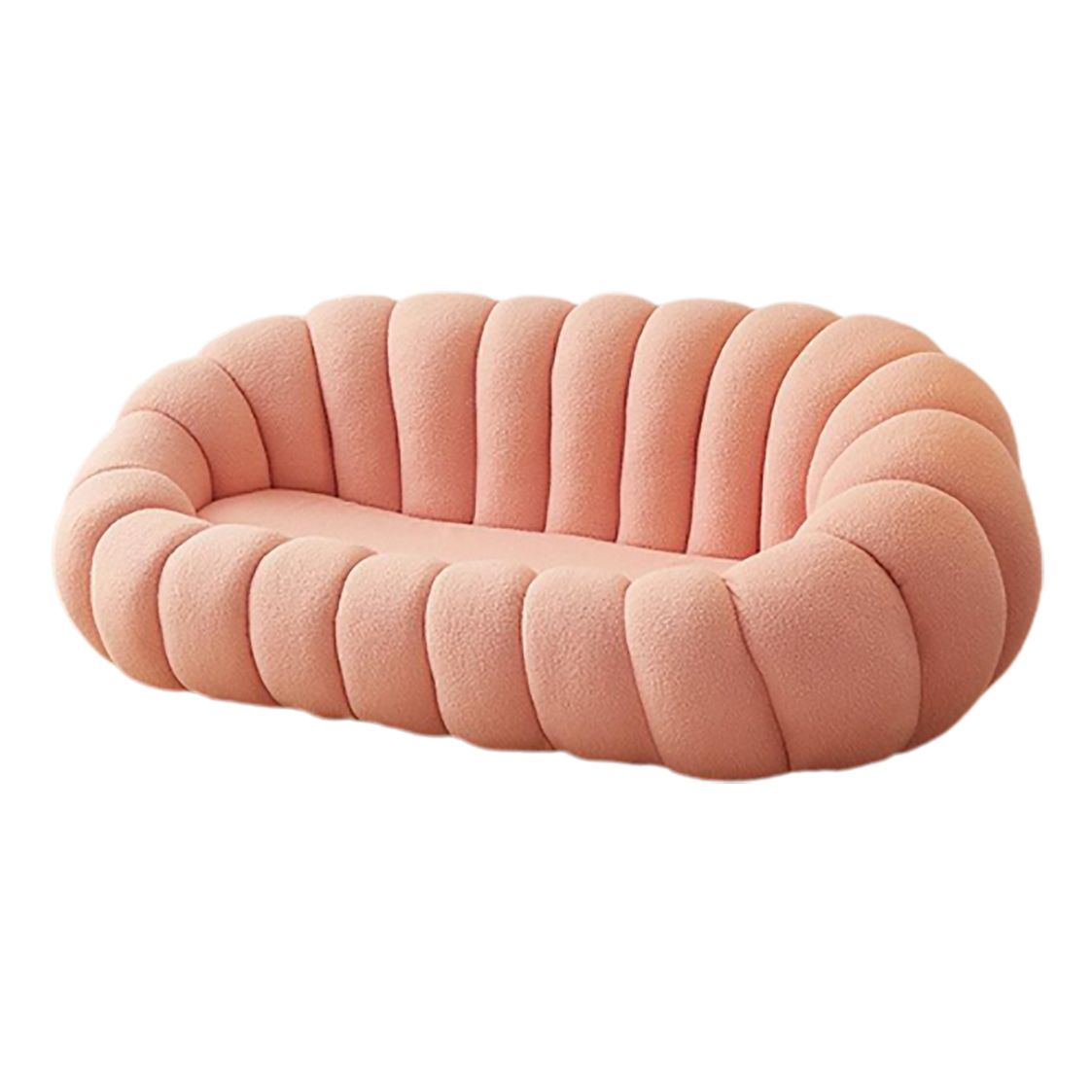 Divano contemporaneo con braccia inclinate 26,77 "divano standard di alto livello