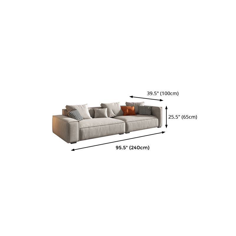 Contemporary Faux Leather Square Arm Sofa Standard Sofa for Living Room Clearhalo 'furn' 'furn_sofas' 'Furniture' 'furniture_sofas' 'Living Room Furniture' 'Sofa' 'sofas' 1200x1200_214ebf75-09d6-444c-a2a5-b01612eaa0f9