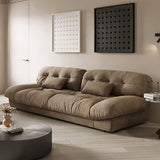 Brown Contemporary Armless Chesterfield Sofa for Living Room, Apartment Clearhalo 'furn' 'furn_sofas' 'Furniture' 'furniture_sofas' 'kitchen' 'kitchen_sofas' 'Living Room Furniture' 'Sofa' 'sofas' 1200x1200_215017ef-9258-4234-a697-dfe9f6f081b4
