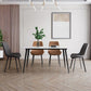 Modern Style Dining Table Rectangle Sintered Stone 4 Legs Table with Black Frame Clearhalo ' dining_table' 'Dining Tables & Seating' 'Dining Tables' 'furn' 'furn_dining_table' 'Furniture' 'furniture_dining_table' 'Kitchen & Dining Furniture' 'kitchen&dining_furn' 'kitchen' 'kitchen_dining_table' 1200x1200_21505a7a-345d-44f9-aae3-198c3edb605f