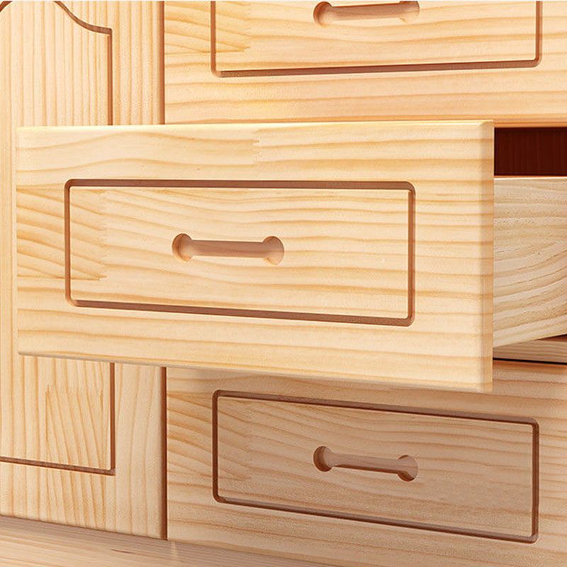 Console de télévision de stockage fermé de style moderne avec 3 tiroirs