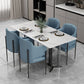 Sintered Stone White Dining Table Traditional Luxury Dining Table with Metal Base Clearhalo ' dining_table' 'Dining Tables & Seating' 'Dining Tables' 'furn' 'furn_dining_table' 'Furniture' 'furniture_dining_table' 'Kitchen & Dining Furniture' 'kitchen&dining_furn' 'kitchen' 'kitchen_dining_table' 1200x1200_21512c4c-62ba-4428-b279-ae431fda1669