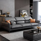 Industrial Faux Leather sofa Pillow Top Arm Cushions Seating