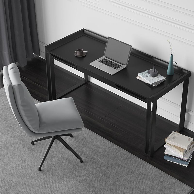 Contemporary Wooden Writing Desk for Office 23.6"W X 29.5"H Desk Clearhalo 'furn' 'furn_office_desk' 'Furniture' 'Office Desks' 'Office Furniture' 'office_desk' 1200x1200_2158ff4d-0013-4e8c-8296-ef46b6a87417