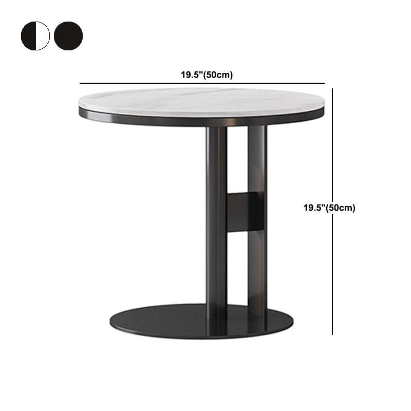 19,6 "Talta top -late della tavola di ferro in arde ardeggio rotondo alto tavolo astratto