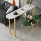 Glam Style Upholstered Counter Stool Armless Bar Stool with Footrest Clearhalo 'Bar Furniture' 'Bar Stools' 'bar_stools' 'furn' 'furn_bar_stools' 'Furniture' 'Kitchen & Dining Furniture' 1200x1200_215a4b29-fce4-4fb0-b20f-5407ab2a0ab9