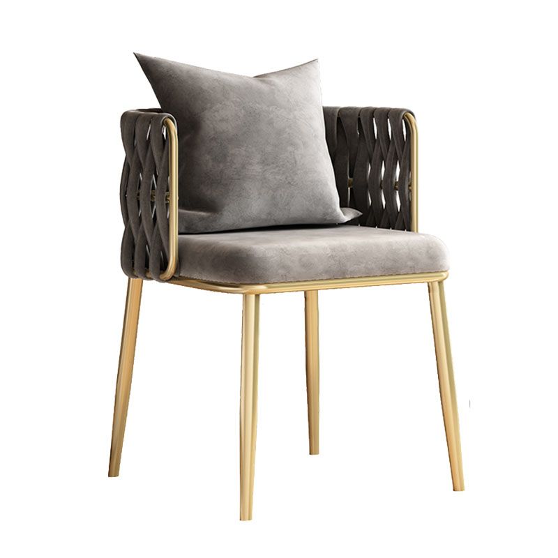 Scandinavian Design Fabric Dining Side Chairs Solid Back Dining Side Chair Clearhalo ' kitchen&dining_furn' 'Dining Chairs' 'Dining Tables & Seating' 'dining_chair' 'furn' 'furn_dining_chair' 'Furniture' 'furniture_dining_chair' 'Kitchen & Dining Furniture' 'kitchen' 1200x1200_215b481e-024c-45b1-a9af-59701a287fe4