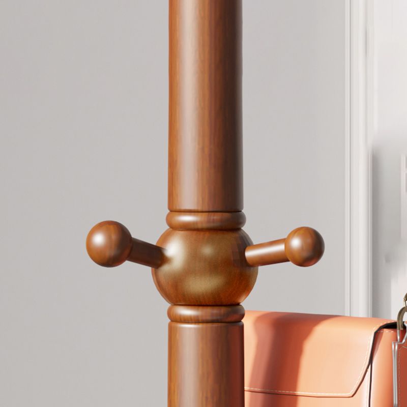Solid Wood Entry Coat Rack Traditional Style Simple Living Room Floor Coat Hanger Clearhalo 'Entry & Mudroom Furniture' 'furn' 'furn_hall_tree_coat_racks' 'Furniture' 'Hall Trees & Coat Racks' 'hall_tree_coat_racks' 1200x1200_215c8e0f-7b7b-423a-9216-f404e8c6f848
