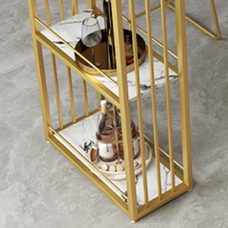 Contemporary Bistro Bar Desk Storage Kitchen Rectangle Stone Bistro Bar Table