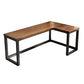 Industrial Style Office Desk Brown Home L-Shape Wooden Writing Desk Clearhalo 'furn' 'furn_office_desk' 'Furniture' 'furniture_office_desk' 'Office Desks' 'Office Furniture' 'office_desk' 1200x1200_2160e220-5758-4419-9723-374416fc84d6