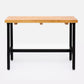 Industrial Bar Dining Table Solid Wood Bar Dining Table with Trestle Base Clearhalo 'Bar Furniture' 'Bar Tables' 'bar_tables' 'furn' 'furn_bar_tables' 'Furniture' 'furniture_bar_tables' 'Kitchen & Dining Furniture' 1200x1200_2160e947-5891-483a-a396-29450fce0d3c