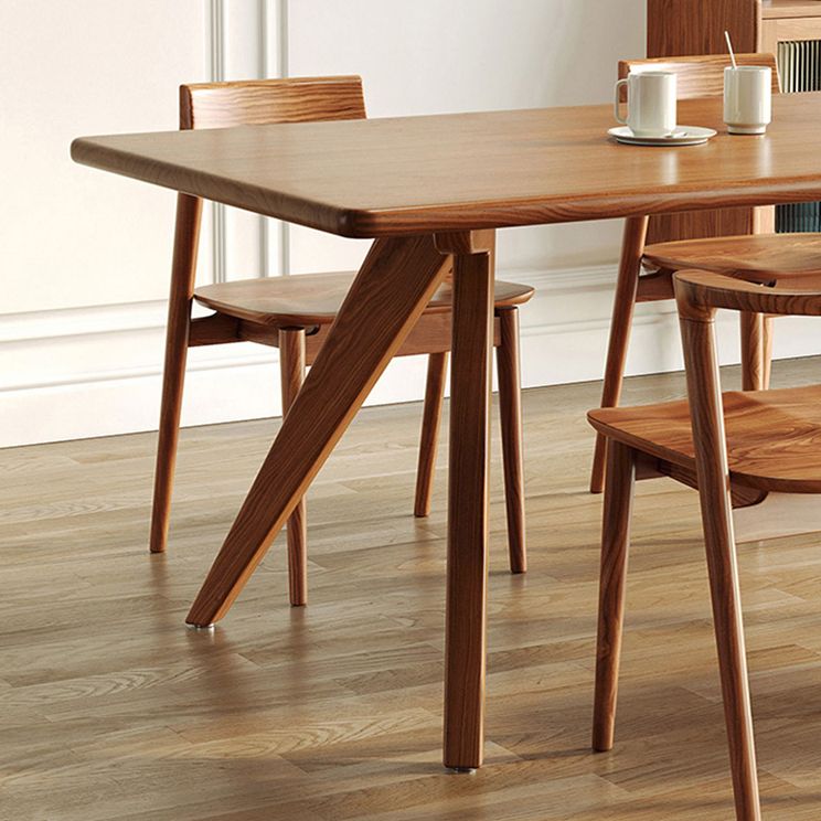 Tavolo da pranzo in legno moderno rettangolo 1/5/7 pezzi set da pranzo per sala da pranzo