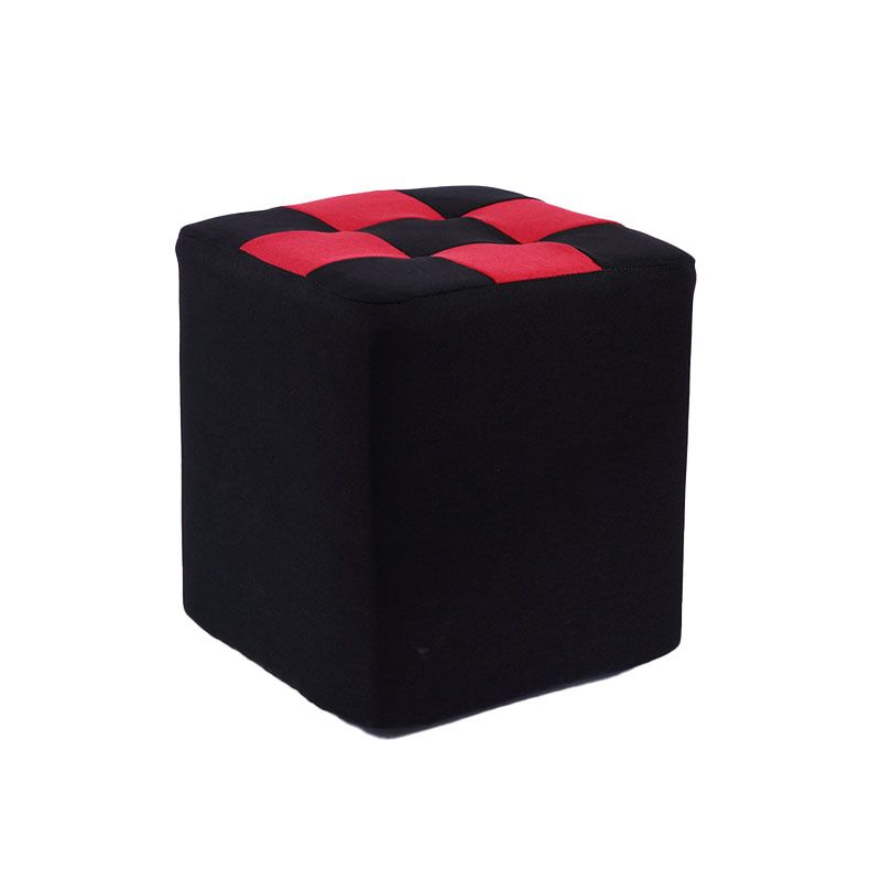 Modern Square Pouf Wooden Frame Cotton Pouf for Drawing Room Clearhalo 'furn' 'furn_ottomans_poufs' 'Furniture' 'Living Room Furniture' 'Ottomans & Poufs' 'ottomans_poufs' 1200x1200_2168622f-465d-4924-868a-a3b168869965