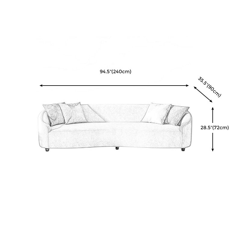Modern Velvet Curved Loveseat with Tight Back for Bonus Room Clearhalo 'furn' 'furn_sofas' 'Furniture' 'furniture_sofas' 'kitchen' 'kitchen_sofas' 'Living Room Furniture' 'Sofa' 'sofas' 1200x1200_216931c2-376b-4f12-96da-9d113039249a