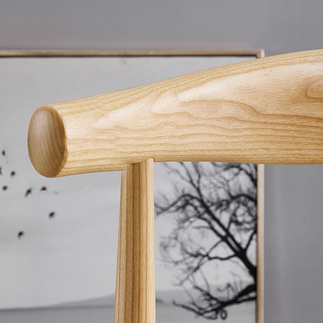 Glam Wood Chair Open Back Dining Side Chair for Dining Room 16.5"x16.9"x30" Clearhalo 'Dining Chairs' 'Dining Tables & Seating' 'dining_chair' 'furn' 'furn_dining_chair' 'Furniture' 'furniture_dining_chair' 'Kitchen & Dining Furniture' 1200x1200_216ad6b5-39b5-456a-ac65-68b119f70091