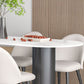 Glam Style Sintered Stone Dining Set Rectangle 1/4/5/6 Pieces Dining Set for Dining Areas