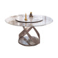 Sintered Stone Top Rotatable Round Table for Restaurant Modern Dining Table with Pedestal Base Clearhalo ' dining_table' 'Dining Tables & Seating' 'Dining Tables' 'furn' 'furn_dining_table' 'Furniture' 'furniture_dining_table' 'Kitchen & Dining Furniture' 'kitchen&dining_furn' 'kitchen' 'kitchen_dining_table' 1200x1200_216bd992-9ca7-45d5-800d-56351ee5efaf