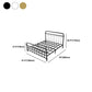 Modernism Metal Bed Frame with Headboard and Footboard 43.3" Bed Frame Clearhalo 'Bedroom Furniture' 'Beds' 'furn' 'furn_beds' 'Furniture' 1200x1200_216d3de7-284b-4d29-86a9-ac16798e31eb