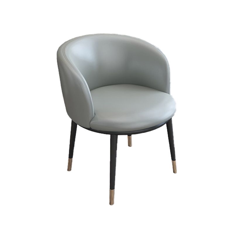 Armini in stile moderno includeva poltrona accento in legno in finto