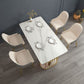 Traditional Luxury Dining Table Rectangle Dining Table for Dining Room