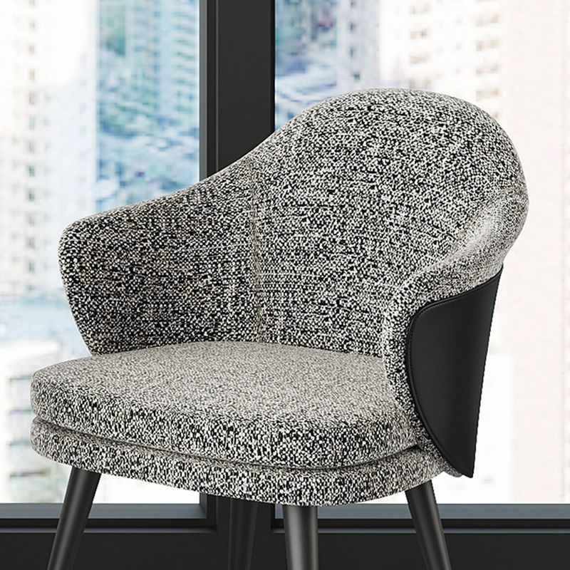 Glam Style Dining Chair Upholstered Dining Armchair for Indoor Clearhalo 'Dining Chairs' 'Dining Tables & Seating' 'dining_chair' 'furn' 'furn_dining_chair' 'Furniture' 'furniture_dining_chair' 'Kitchen & Dining Furniture' 1200x1200_216e9670-356d-4797-849f-4994d3a04b0a