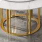Round Sintered Stone Dining Table Traditional Luxury Dining Table with Gold Base Clearhalo ' dining_table' 'Dining Tables & Seating' 'Dining Tables' 'furn' 'furn_dining_table' 'Furniture' 'furniture_dining_table' 'Kitchen & Dining Furniture' 'kitchen&dining_furn' 'kitchen' 'kitchen_dining_table' 1200x1200_2172c001-dbc9-48e1-b726-cac280b4cc45
