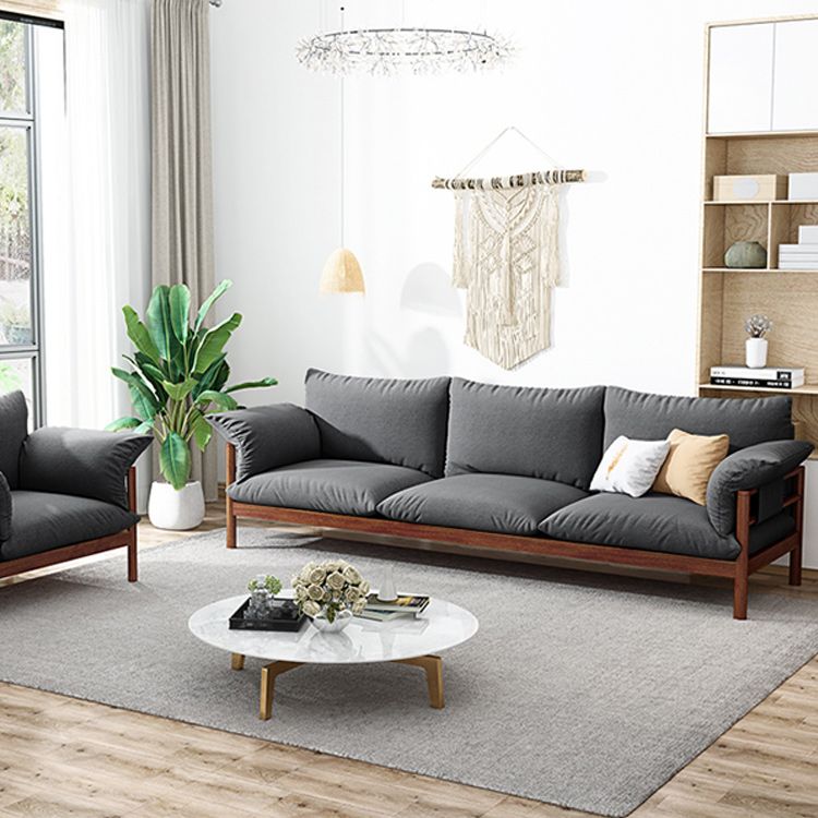 3-Seater 32.67" H Solid Wood Frame Pillow Top Arm Sofa for Living Room Clearhalo 'furn' 'furn_sofas' 'Furniture' 'Living Room Furniture' 'Sofa' 'sofas' 1200x1200_2172fc2d-4127-4b78-8965-9d468f839471